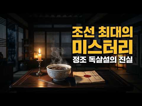 정조는 독살당했나? 200년 미스터리를 파헤쳐봅니다