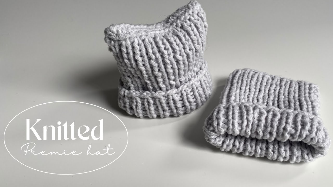 Love making premie hats. What a beautiful way to give back to the comm, Knitted Hat