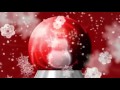 Новогодний красный шар видеофутаж