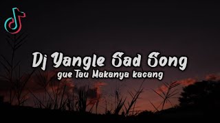 DJ SAD SONG ! DJ Yangle Viral Tiktok X Gue Tau Makannya Kacang Popo Viral Terbaru 2021