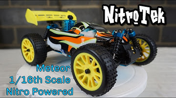 Meteor 1:16 Schaal Nitro RC Buggy - Inbreken en BASH!