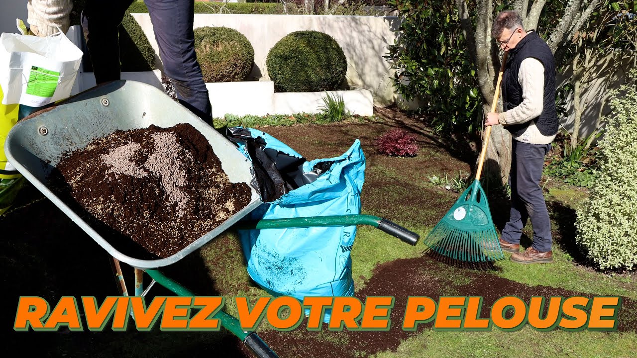 RAVIVEZ VOTRE PELOUSE POUR LE PRINTEMPS : TERREAUTAGE DE MARS - Que Faire Dans Mon Jardin ?