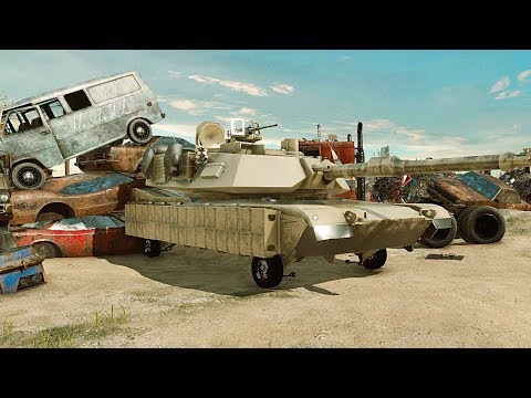 Видео: Car Mechanic Simulator 2018 - НАШЁЛ ТАНК НА СВАЛКЕ! M1 ABRAMS