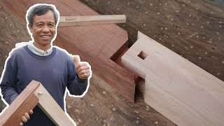 Amazing Traditional Japanese Woodworking Joints - Smart Two In One Woodworking Connection