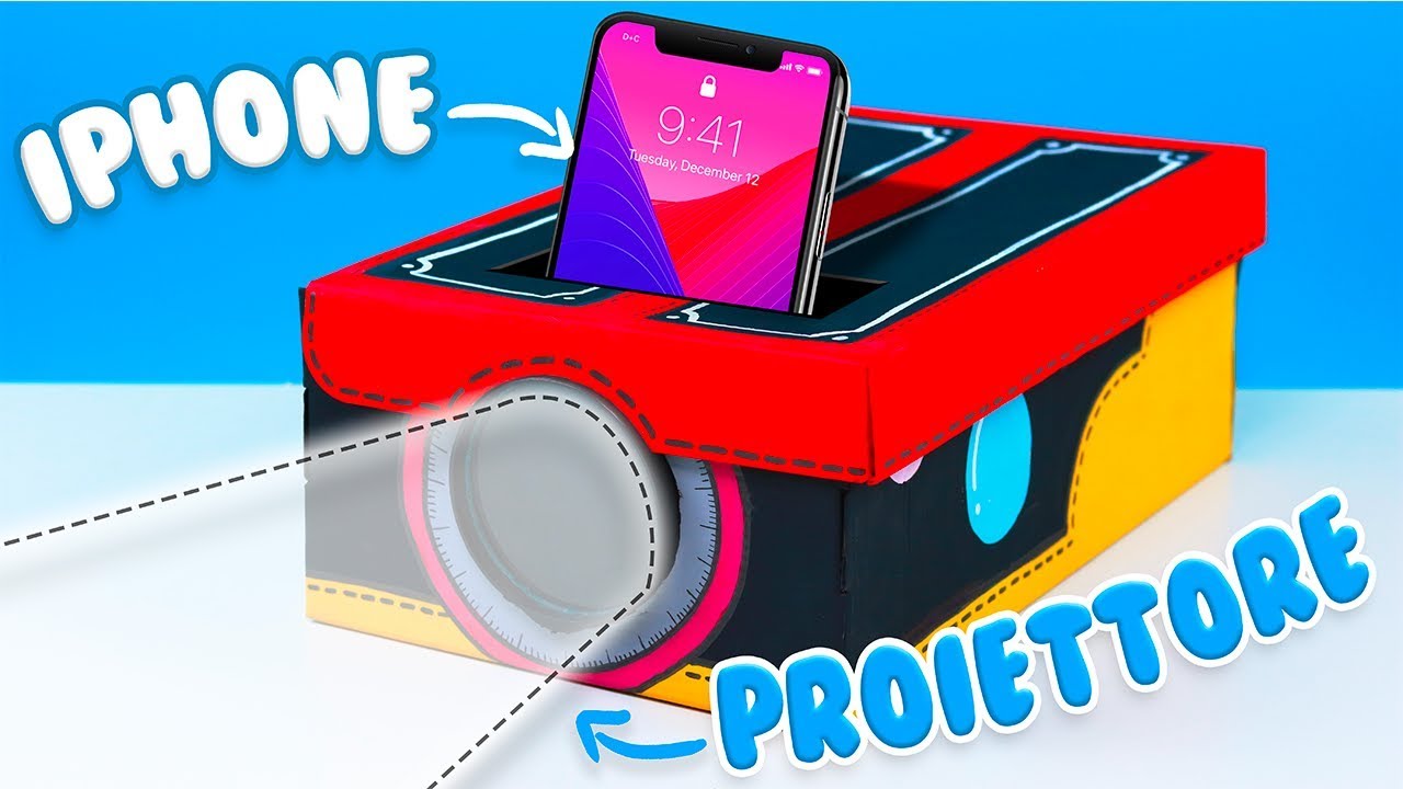 DIY  HOW TO MAKE a Smartphone Projector! *it really works* 