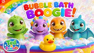 Bubble Bath Boogie! | A Fun Dinosaur Bath Time Song