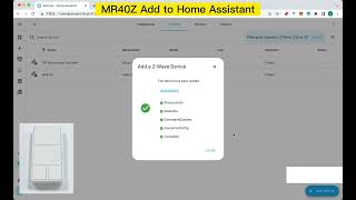 [MR40Z] Minoston Z-Wave Scene Controller Add to Home Assistant