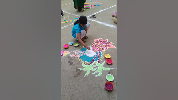 Our Sankranthi Rangoli సంక్రాంతి ముగ్గులు.