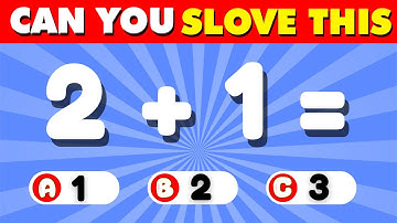 Kun jij deze wiskundequiz halen? 🤓 | Van makkelijk naar onmogelijk | Uitdaging met 40 vragen