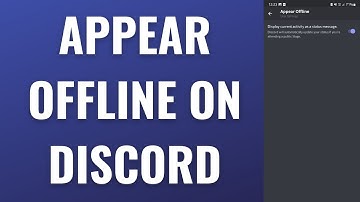 How to Appear Offline on Discord (2023)