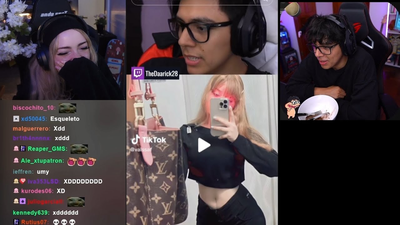 Sylvee muestra tiktoks antiguos de Daarick :v