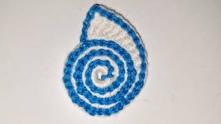 Easy Crochet Seashell Tutorial