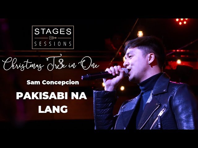 Sam Concepcion - Pakisabi Na Lang (A The CompanY Cover) Live at Christmas Tr3e in One class=