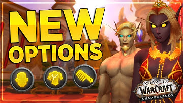 NEW Blood Elf Customization Options |  Shadowlands Alpha