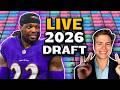 Updated 2026 Fantasy Football Draft (Aaron Rodgers Signed)