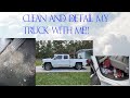 Clean and detail the truck with me