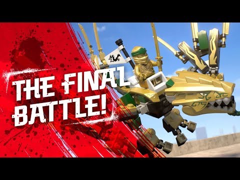 The Golden Dragon – The Final Battle: Lloyd the Golden Ninja vs. Overlord - LEGO NINJAGO - 70666