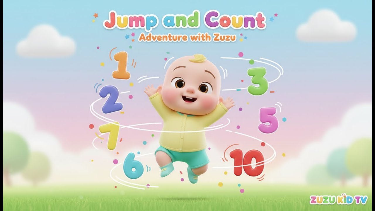 Jump and Count Adventure – Nursery Rhyme, Counting Fun, and Toddler Play