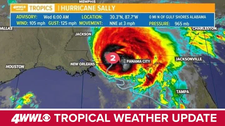 4 AM: Hurricane Sally making landfall near Gulf Shores, Alabama