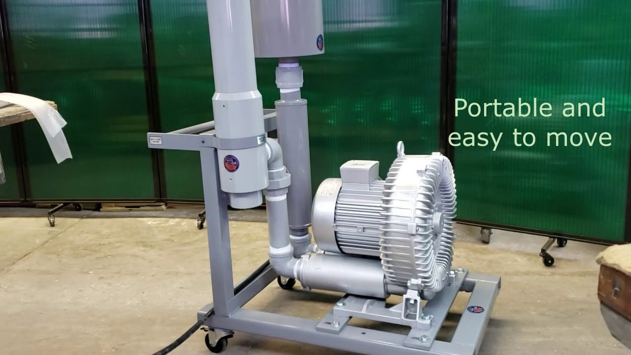 FOX Runner™ Portable Pneumatic Waste Removal Systems YouTube