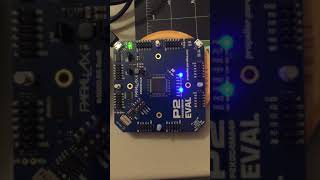 Parallax P2 Evaluation Board - LED Blinking