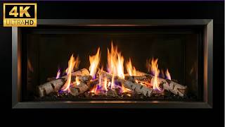 🔥 Luxury Marble Modern Fireplace LIVE – Elegant Crackling Fire for Deep Relaxation &amp; Sleep (No Music