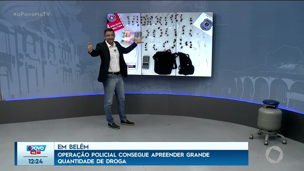 Operação policial consegue apreender grande quantidade de drogas - O Povo na TV