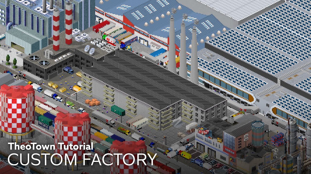 TheoTown Tutorial | Custom Factory - YouTube