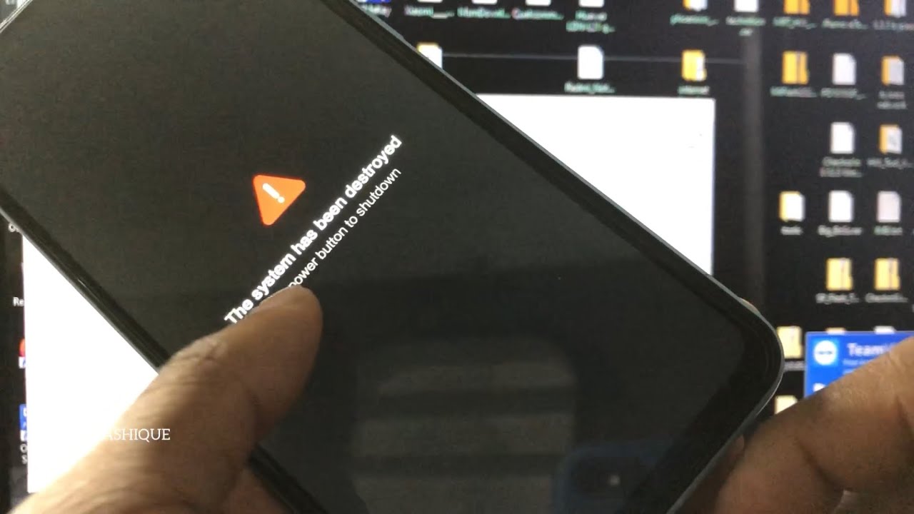 The system has been destroyed xiaomi redmi