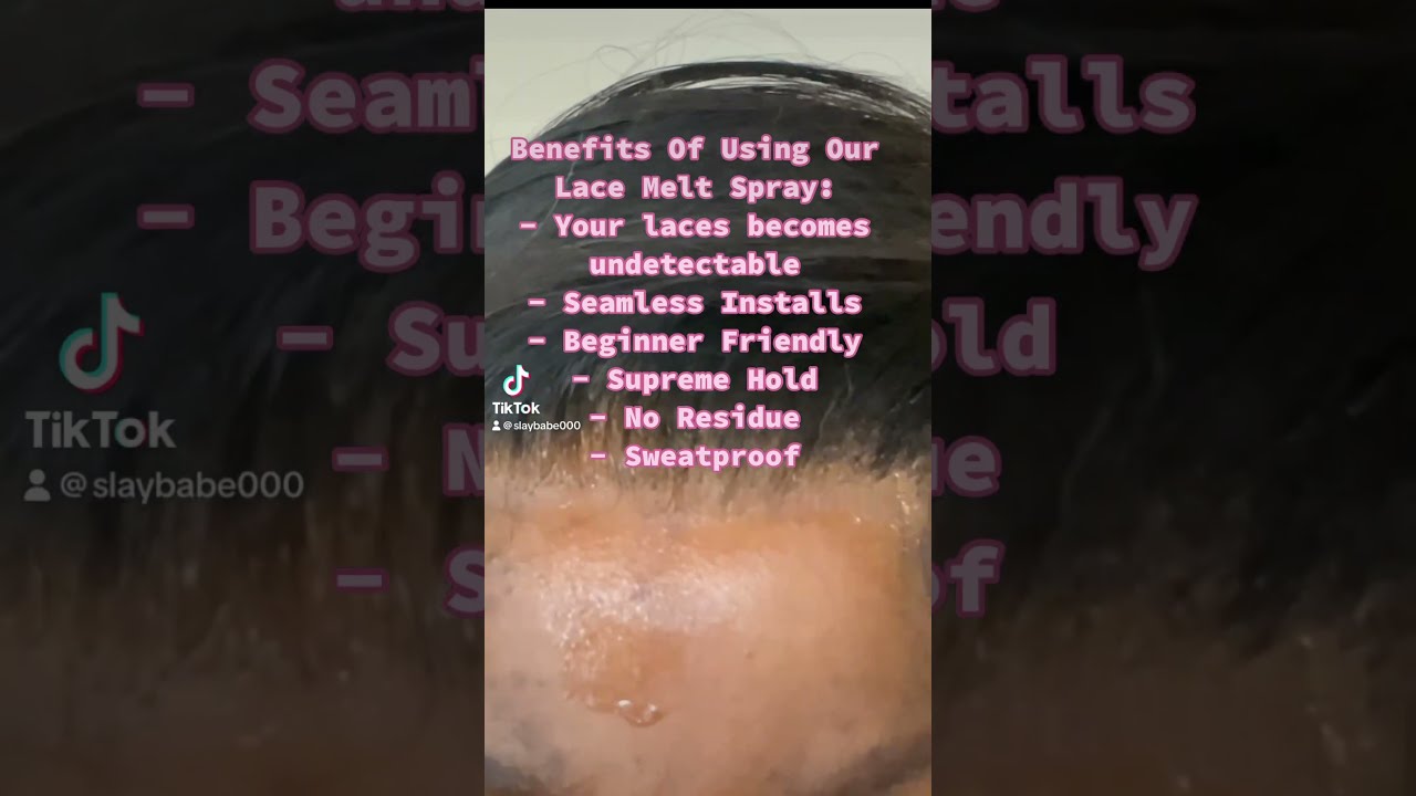 SHOP OUR LACE MELTING SPRAY Wiginstalltutorial Wigreview Curlywig Bodywavehair Hair
