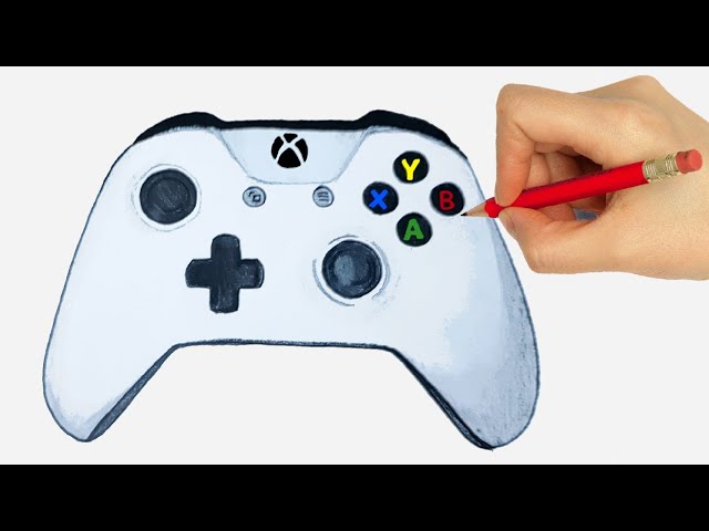 DESENHANDO XBOX 360 - DRAWING XBOX 360 