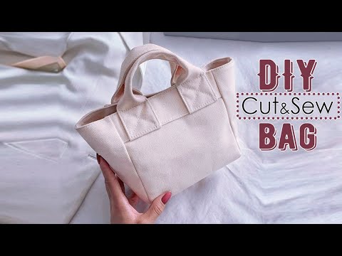 Видео: DIY SIMPLE BAG CRAFT ✂ Sewing Textile Purse in 20 min