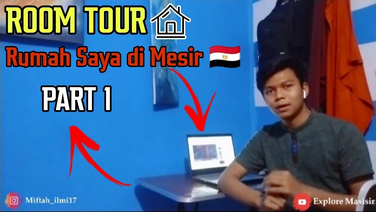 ROOM TOUR ‼️ Rumah Mahasiswa Al-Azhar Mesir 🇪🇬