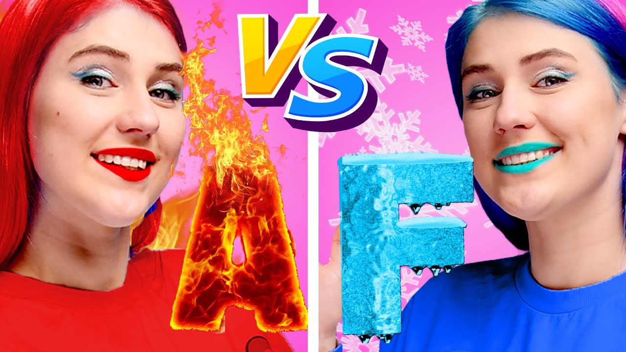 HOT vs COLD TEACHER | PROFESSORA QUENTE vs FRIA | Dicas DIY e Situações Divertidas