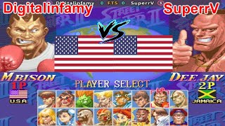 Super Street Fighter II X: Grand Master Challenge - Digitalinfamy vs SuperrV FT5