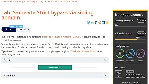 Web Security Academy | CSRF | 11 - Samesite Strict Bypass Via Sibling Domain