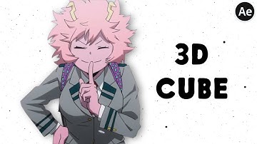 3D Cube | After Effects Tutorial AMV