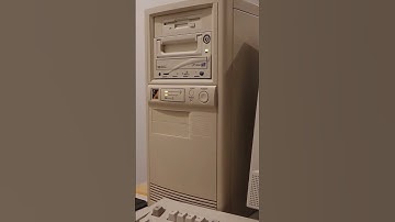 Running MS-DOS on an old 486 Computer #oldcomputers #computer #computting