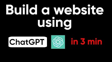 Build a Website Using ChatGPT  in 3 Minutes #chatgpt #openai
