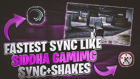 Fastest Beat sync like Siddha gaming in Android || SYNC + SHAKE