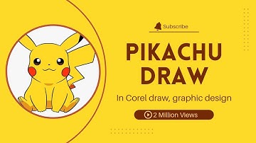 Pikachu draw in corel draw | shilpa jatolia