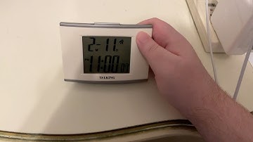 A Feature rich Clock, Four Alarm Talking Clock Demonstration