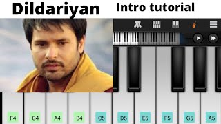 Video thumbnail of "dildariyan | amrinder gill | easy piano music"