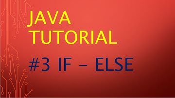 Java Tutorial  ▬ IF - Verzweigung ▬ Deutsch Teil 3