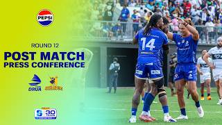 Swire Shipping Fijian Drua Round 12 - Post-match Press Conference | DRUA V  HIGHLANDERS