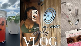 VLOG : Spend the Day w/ Me!😌 (Sauna, Shopping & Laminating My Brows)