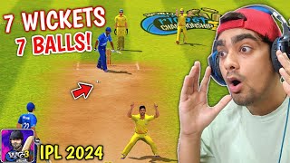 OP! CSK 7 BALLS *7 WICKETS* Vs GT WCC3 IPL 2024