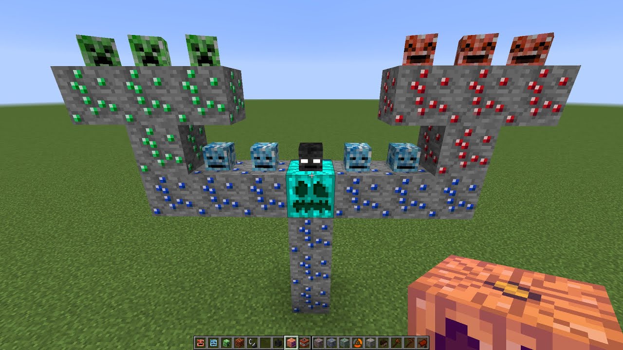 what if you create a MULTI CREEPER WITHER in MINECRAFT (part 23) - YouTube
