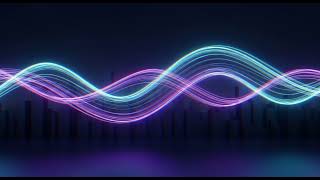 Violet Static Waves — Deep Neon Calm