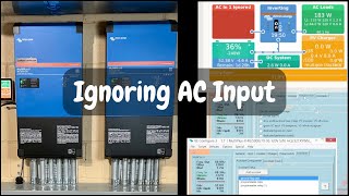 Different Ways to Ignore AC Input on a Victron MultiPlus 2 Inverter